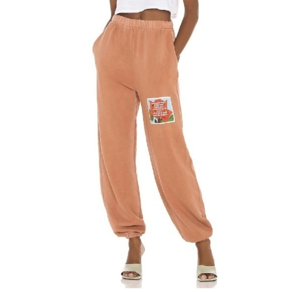 New Boys Lie From This Perspective Joggers Sweatpants Brown Size Small